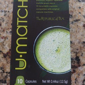 NEW Republic of Tea Matcha tea capsules